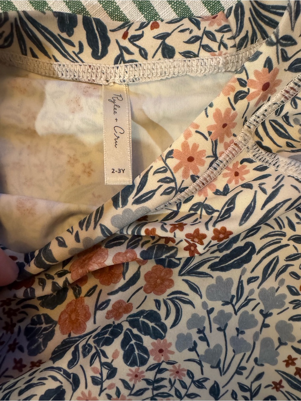 Rylee + Cru Floral Rash Guard Set - Picture 2 of 3